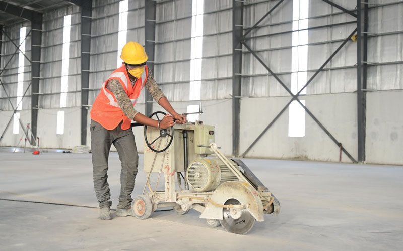Groove Cutting And Filling